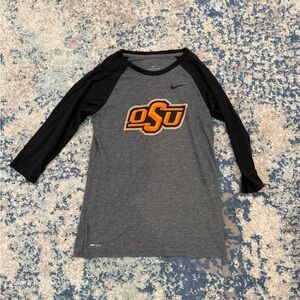 Nike Gray and Black OSU Shirt